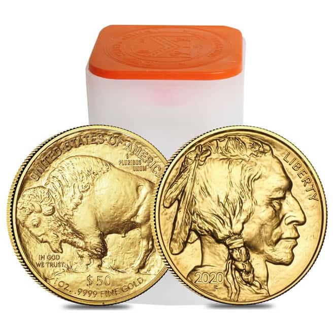 2020 1 oz Gold American Buffalo $50 Coin BU