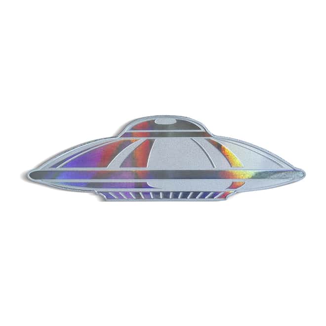 2020 1 oz Silver Hologram UFO Alien Solomon Islands $2 Coin .9999 Fine (w/Box & COA)