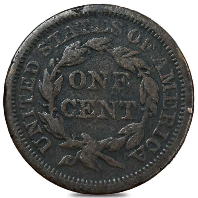 United States Braided Hair Large 1 Cent 1C Coin Cull (Random Year)