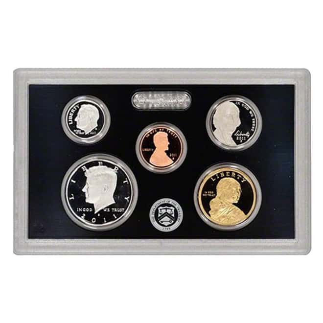 2011-S US Mint Proof Silver Set (w/Box & COA)