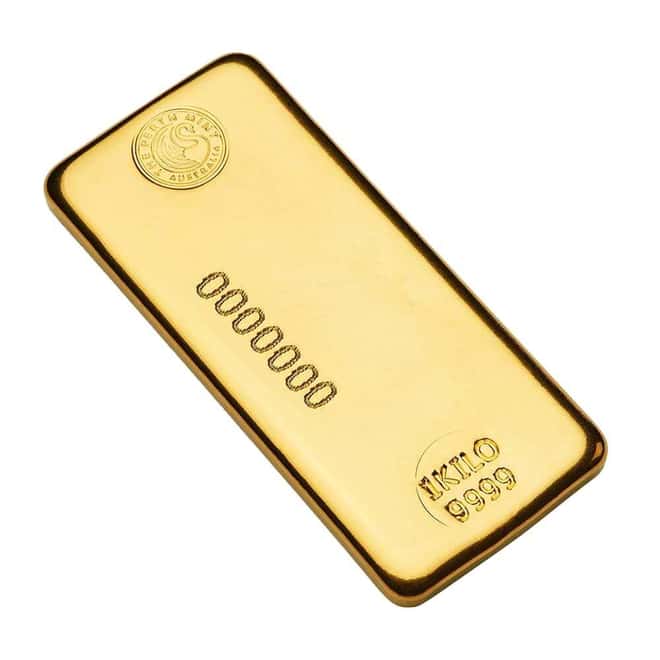 1 Kilo Perth Mint Cast Gold Bar .9999 Fine