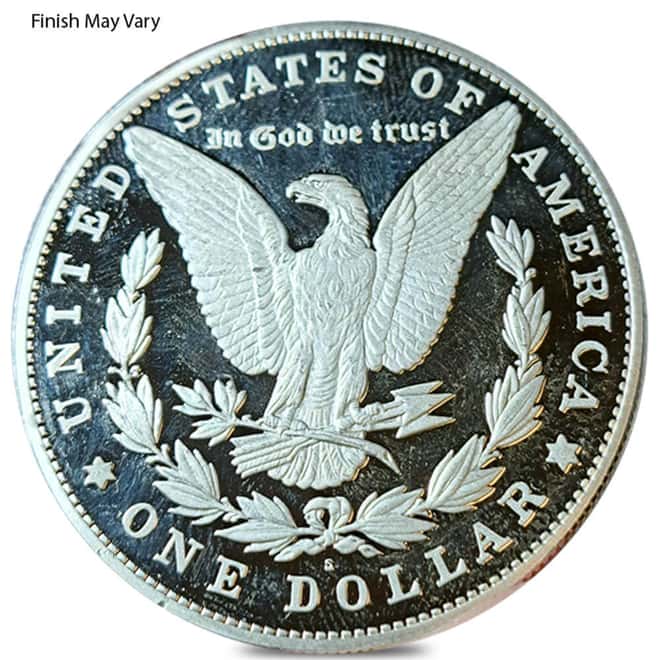 US Mint Modern Morgan/Peace Silver Dollar .999 Fine Scruffy (Random Year)