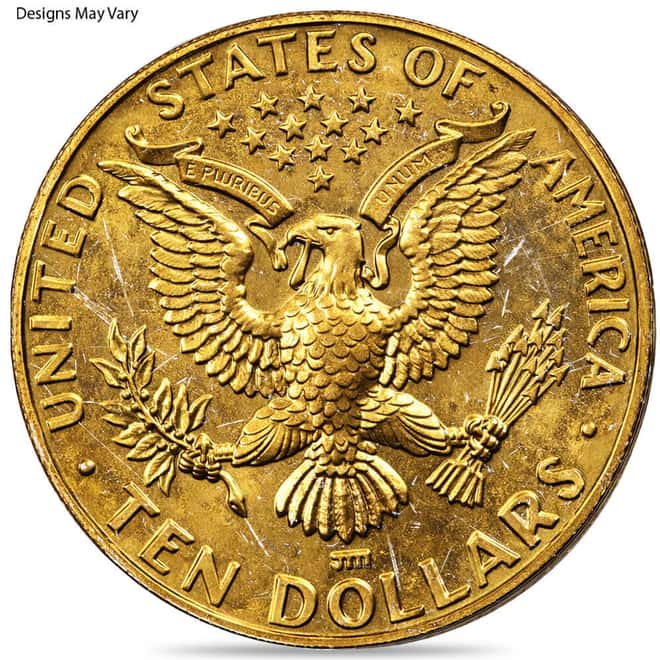 US Mint Gold $10 Commemorative Coins Scruffy (Random Year)