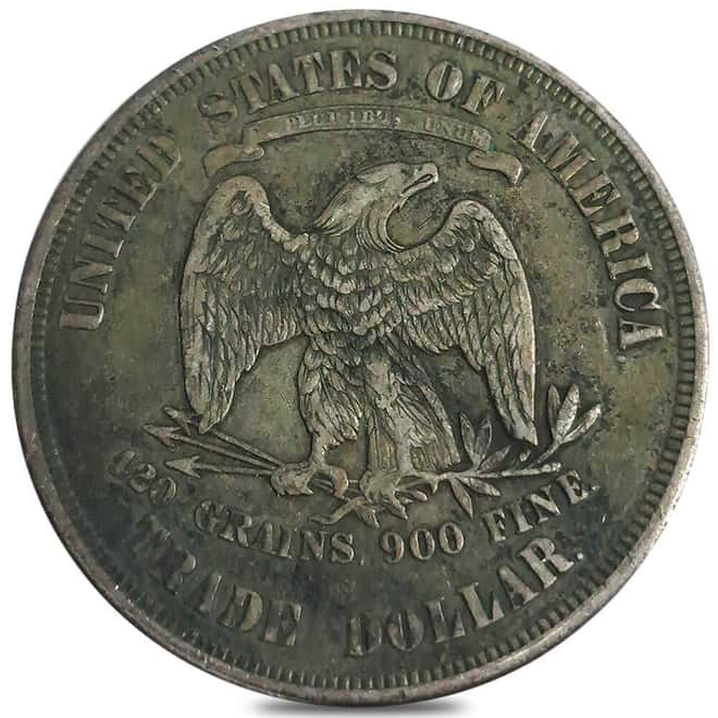 US Silver Trade Dollar $1 Coin Avg Circ (Random Year)