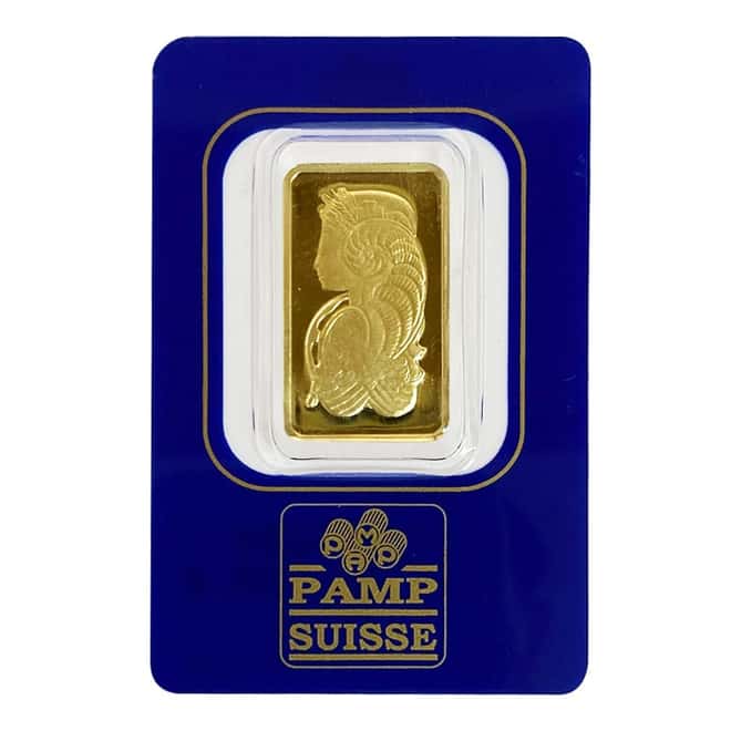 Vintage Assay - 10 gram Gold Bar PAMP Suisse Lady Fortuna .9999 Fine