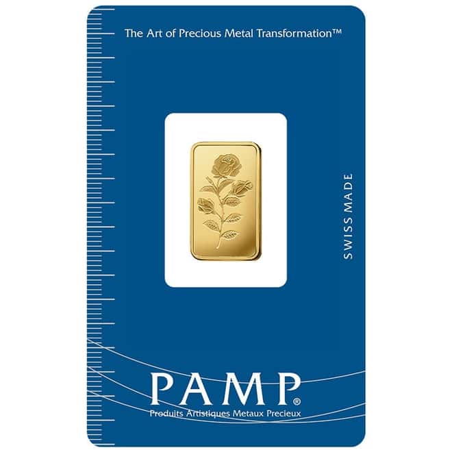 Vintage Assay - 2.5 gram Gold Bar PAMP Suisse Rosa .9999 Fine