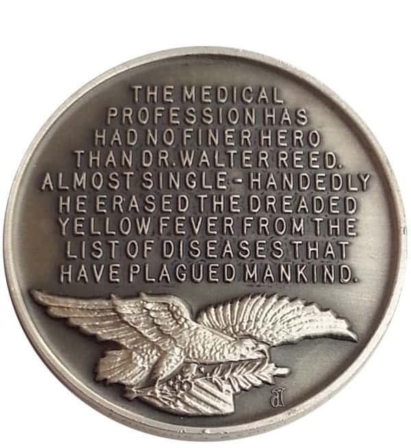 1901 Walter Reed 1.080 oz Sterling Silver .925 High Relief Medal