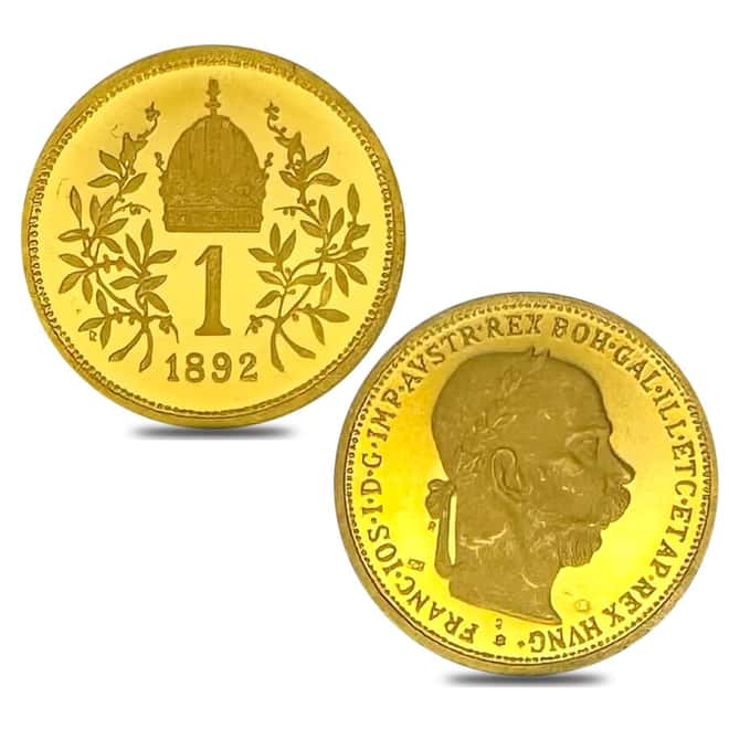 1892-1960 Slovakia Coins of the Crown Proof Gold 6-Coin Set