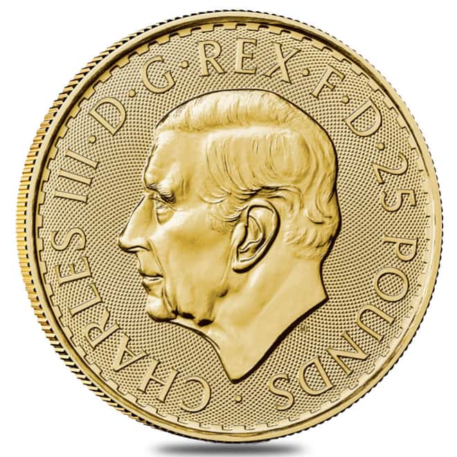 2027 Great Britain 1/4 oz Gold Britannia Coin BU