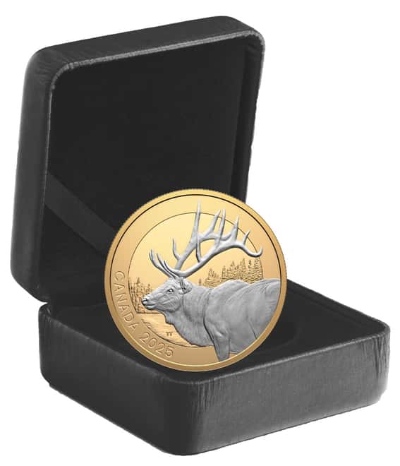 2025 Canada 1 oz Animal Portraits Elk Silver Coin .9999 Fine