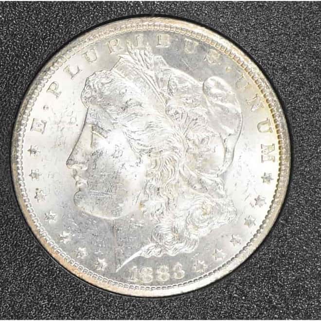 1883-CC Morgan Silver Dollar $1 NGC MS 62 GSA