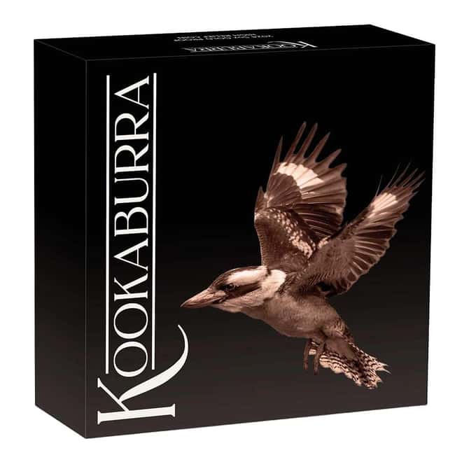 2024 5 oz Proof Gold Australian Kookaburra Perth Mint High Relief Coin (w/Box & COA)