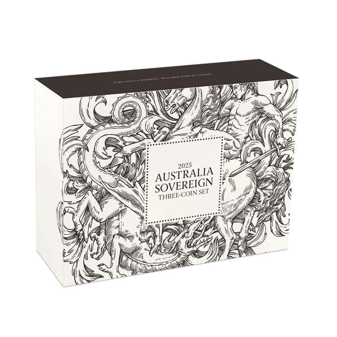2025 Australia Sovereign Proof Gold 3-Coin Set Perth Mint