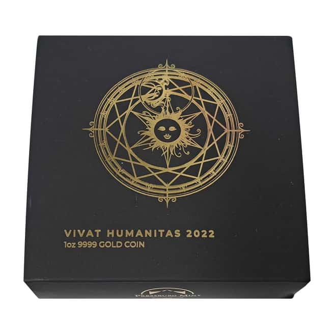 2022 Niue 1 oz Vivat Humanitas Prooflike Gold Coin