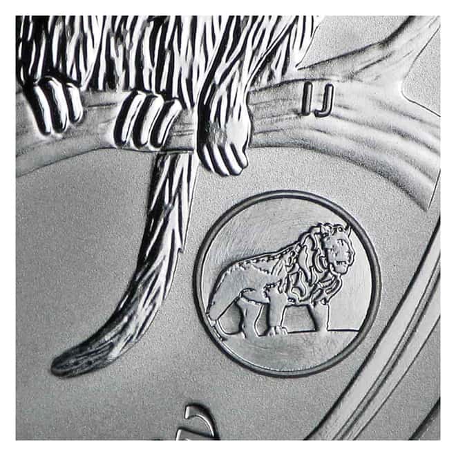 2016 1 oz Silver Lunar Monkey Lion Privy BU Australian Perth Mint