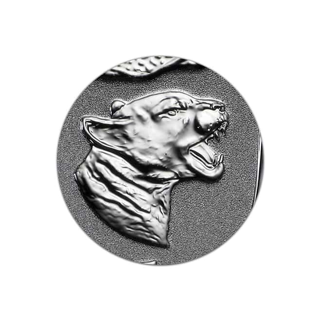 2017 1 oz Silver Canadian Maple Leaf Cougar Privy Reverse Proof $5 Coin BU