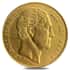 1865 Belgium Gold 20 Francs Leopold I Avg Circ AGW .1867 oz