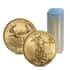Roll of 40 - 2017 1/4 oz Gold American Eagle $10 Coin BU (Lot, Tube of 40)