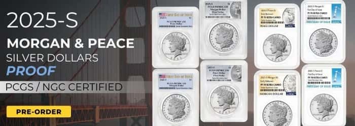 2025-S Morgan and Peace Proof Silver Dollars