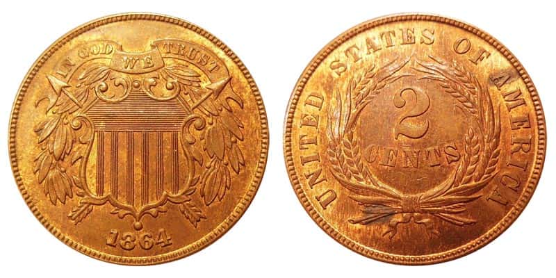 1864 Two-Cent Piece