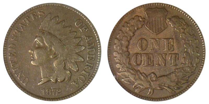 1872 Indian Head Cent