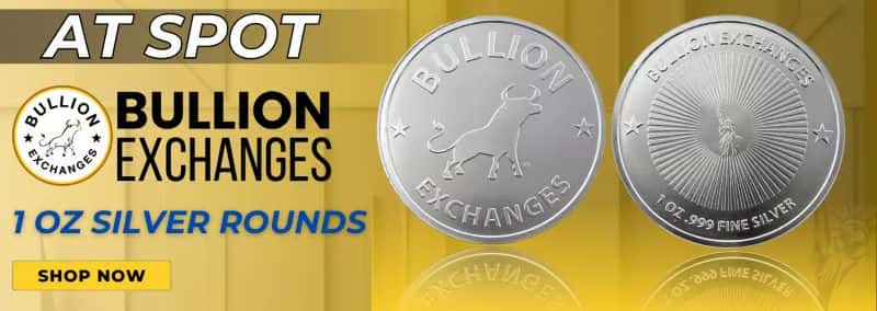 1 oz Bullion Exchanges Exclusive Silver Round .999 Fine