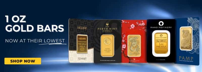 1 oz gold bars
