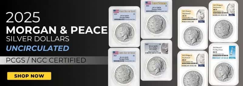2025 Morgan and Peace Silver Dollar
