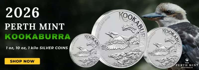 2026 Silver Australian Kookaburra Perth Mint&nbsp;
