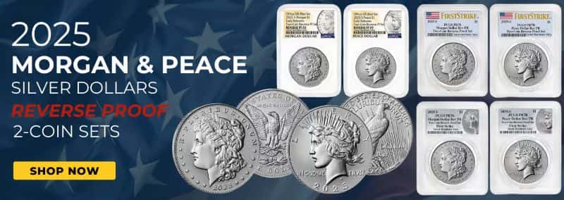 2025 Morgan and Peace Reverse Proof Silver Dollars