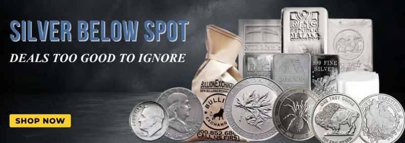 Silver Below Spot