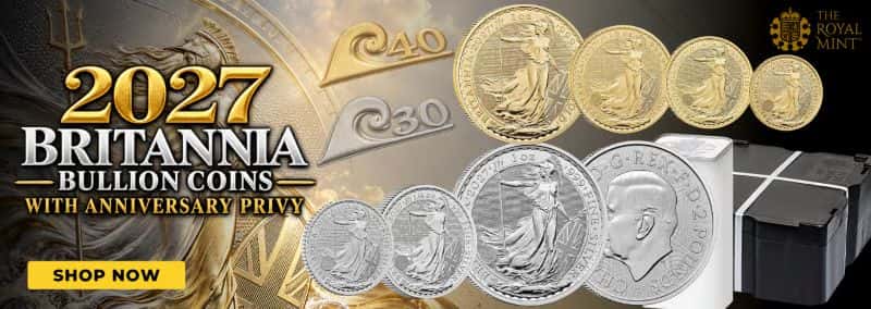 2027 Britannia Gold and Silver Coins