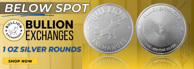 1 oz Bullion Exchanges Silver Round .999 Fine