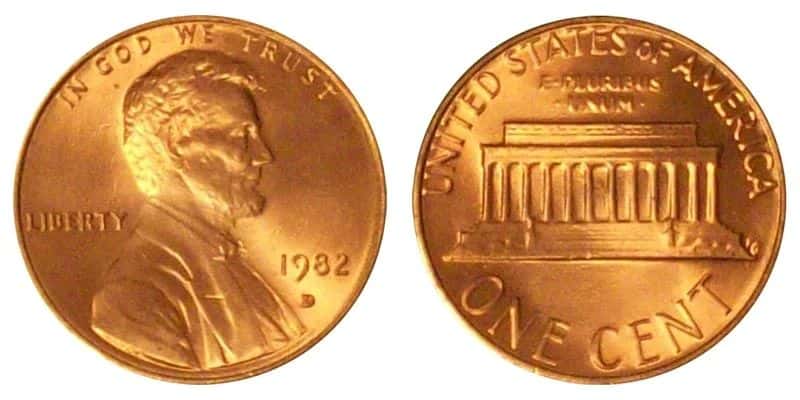 1982-D Small Date Copper Penny