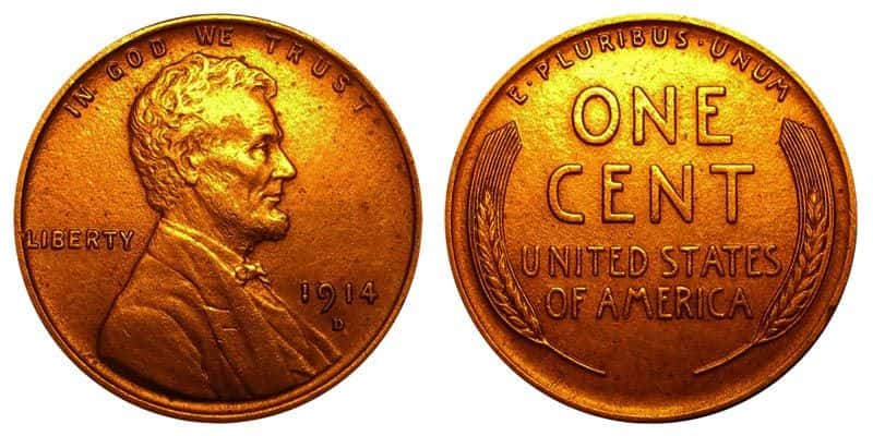 1914-D Lincoln Wheat Penny image