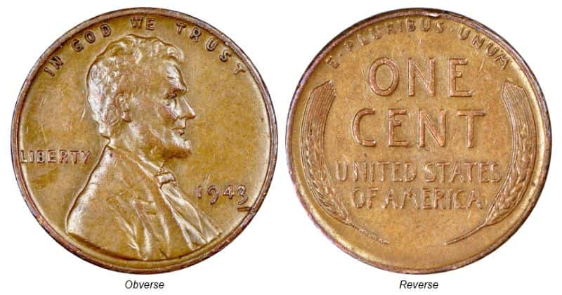 1943 Copper Lincoln Wheat Penny