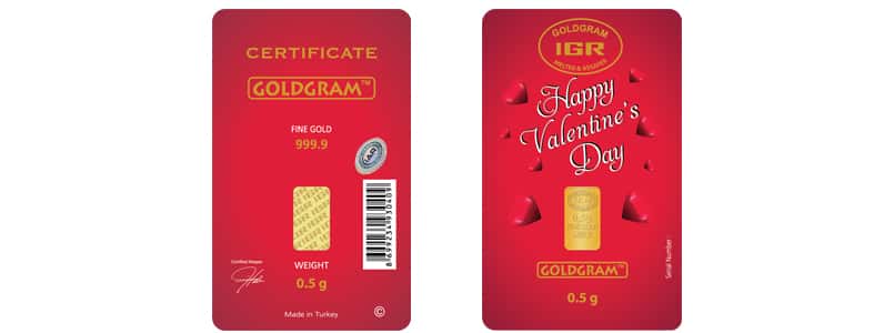 Istanbul gold Valentine's Day