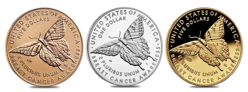 breast cancer awareness coins