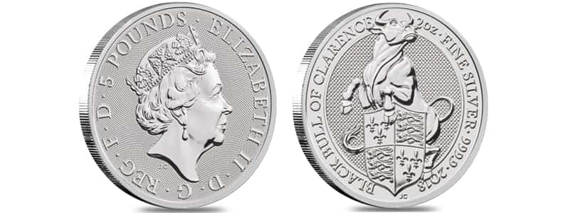 black bull of clarence silver coin