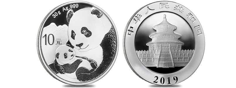 2019 30 gram Chinese Silver Panda 10 Yuan .999 Fine BU 2019 30 gram Chinese Silver Panda 10 Yuan .999 Fine BU