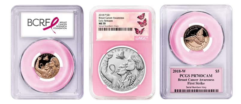 2018 P Breast Cancer Awareness Dollar Commemorative PCGS | NGC