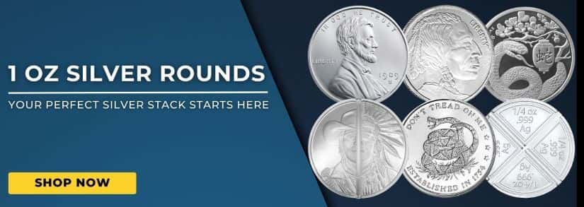 1 oz Silver Rounds