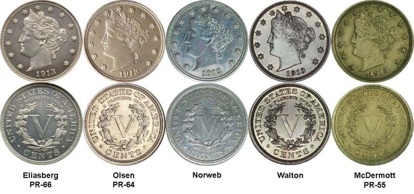 1913 Liberty Head Nickels