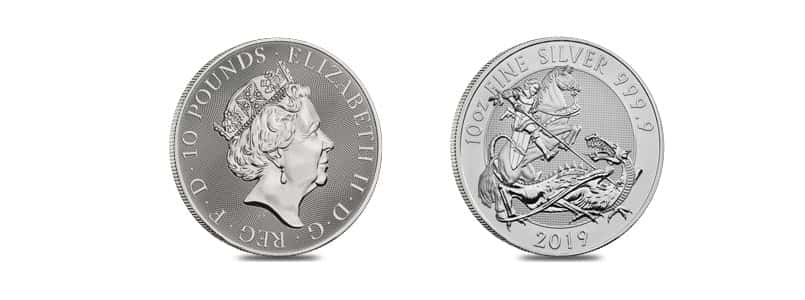 2019 10 oz Silver Valiant Coin | Royal Mint