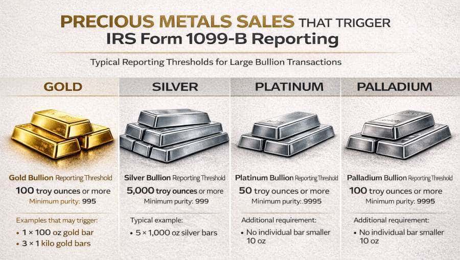 Gold Reporting Thresholds