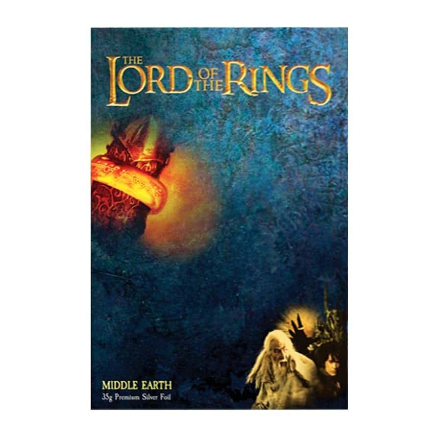 Lord of the Rings - Middle Earth - 35g Premium Silver Foil