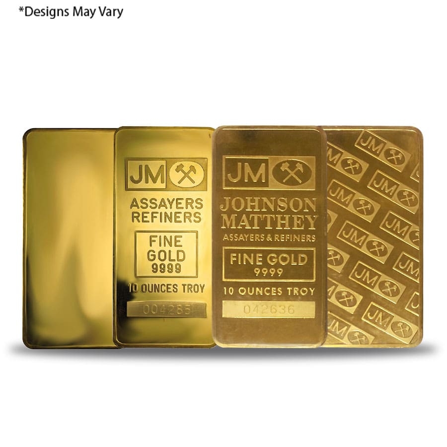Johnson Matthey 1g 24K/純金入りペーパーウェイト 1 oz Gold Bar with Assay | Johnson Matthey - Provident Metals™