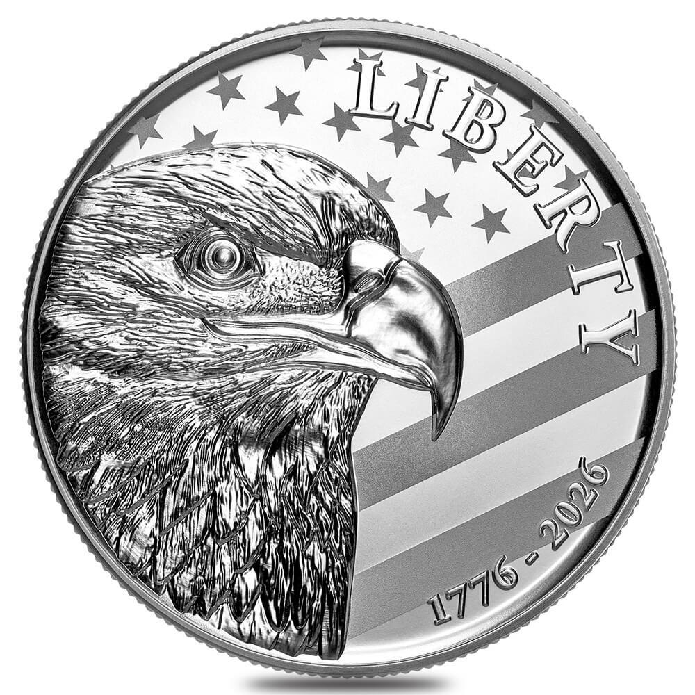 10 oz Sunshine Mint American Eagle Anniversary Silver Round