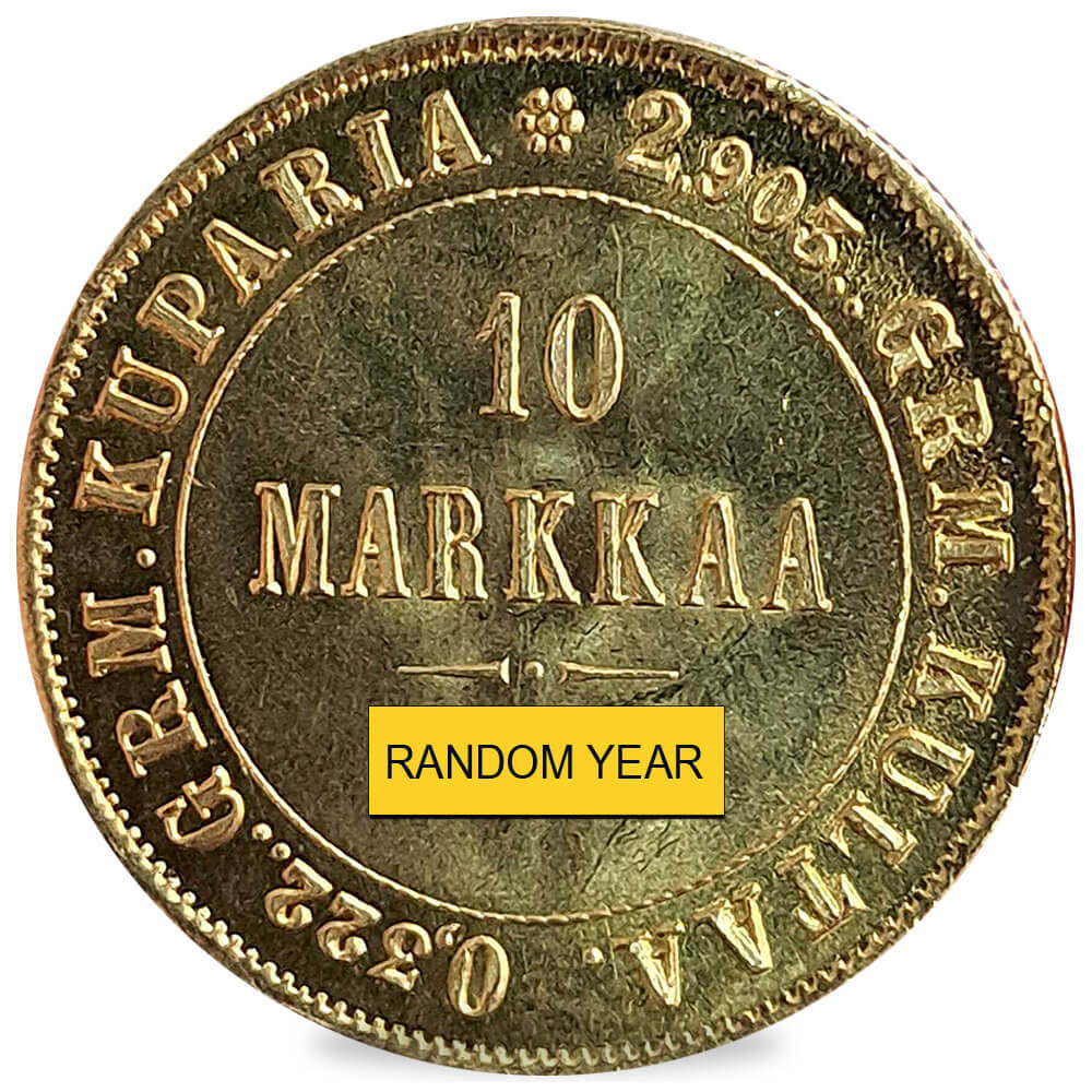 1913年 フィンランド 10マルカ金貨 NGC MS65 1913年 フィンランド 10