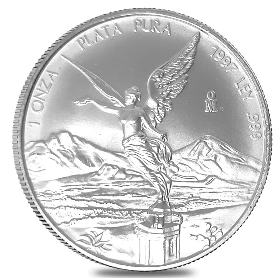 1997 1 oz Silver Mexican Libertad BU